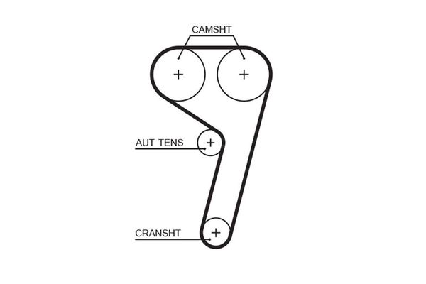 Triger Kayışı  Ford Transit Connect (CHC)(2013->)  GATES 5669XS