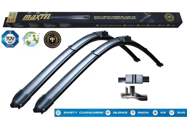 Silecek Süpürgesi Ön Muz Tip 600/600 mm - 24/24 inç MAXTEL 12106257