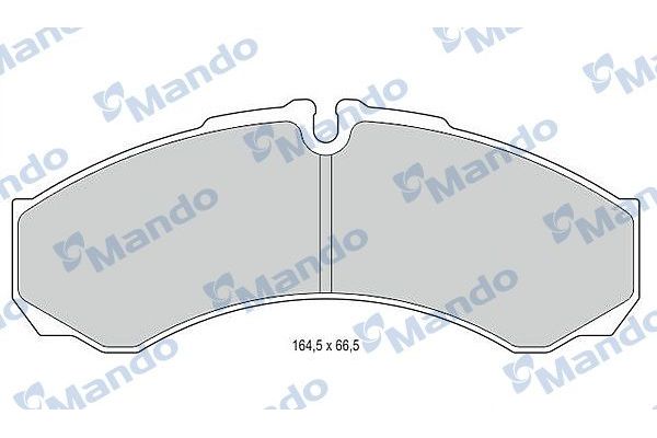 Fren Disk Balata Ön Iveco Daily Kargo Aracı  (Sommer)(2006->)  MANDO MBF015560