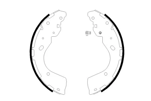 Fren Pabuçlu Balata Arka Nissan Navara (D23M)(12.2015->)  FORD ORJINAL MEAB3J2200BA