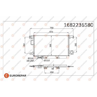 Klima Radyatörü  EUROREPAR 1682236580