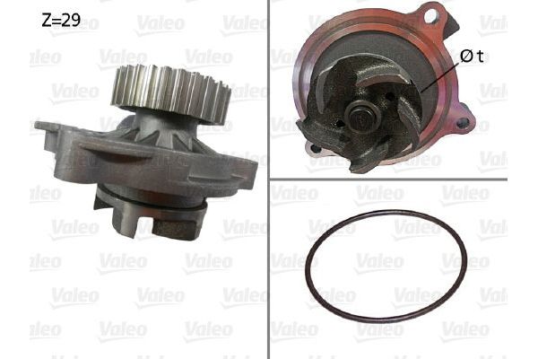 Devirdaim Su Pompası  Audi 80 (08.1991->)  VALEO 506336