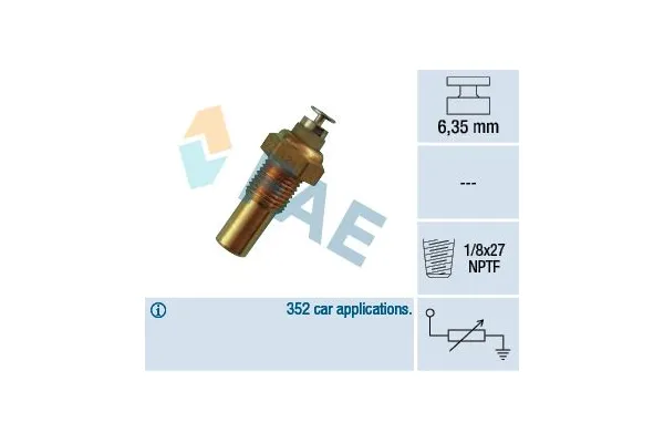 Hararet Müşürü  Opel Astra F S.Wagon (1991->)  FAE 32230