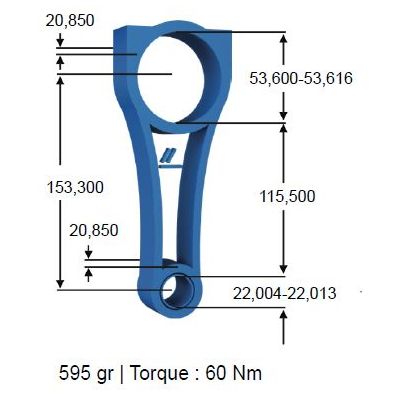Piston Kolu  BMW ORJINAL 11248610991