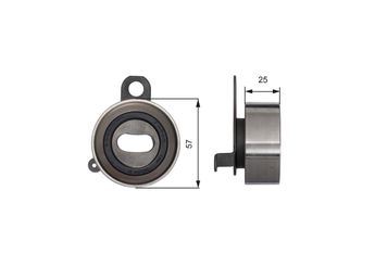 Triger Gergi Rulmanı  GATES T41072  1350502030 1350515050