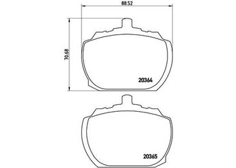 Fren Disk Balata Ön BREMBO P 24 004  5022397 91109274 91126365 RTC3261 1571569 1642643 5010540 5015932 5018907 571569 6567001 76VB2K021AA 86VB2K021BB 86VX2K021AA 87VX2K021BA 89VB2K021BA 89VX2K021AA 89VX2KO21AA A82SX2K021LA RTGBP3400 AEU1546 GBP242 513083 520243 GBP245 91014594