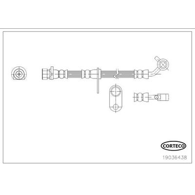 Fren Hortumu Arka Sağ veya Sol OSSCA 01063
