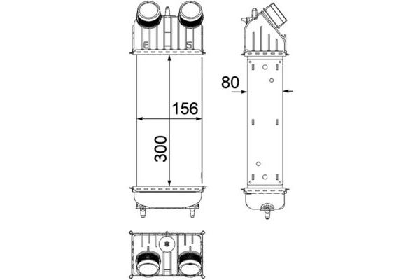Turbo Radyatörü  Citroen C3 (09.2009->)  MAHLE CI 261 000P