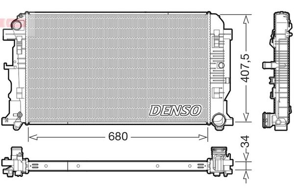 Su Radyatörü  DENSO DRM32053