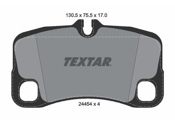 Fren Disk Balata Arka TEXTAR 2445403  99735294901 99735294905 99735294900 99735294906