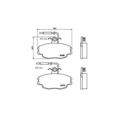 Fren Disk Balata Ön Citroen ZX Break (08.1991->)  EUROREPAR 1617247280