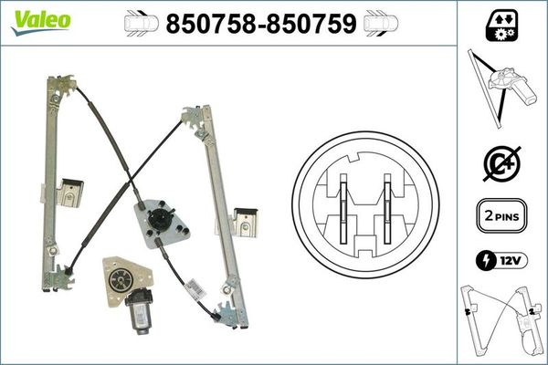 Cam Krikosu Ön Sol VALEO 850758
