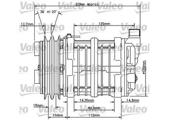 Klima Kompresörü  VALEO 815803  404300221 92010222