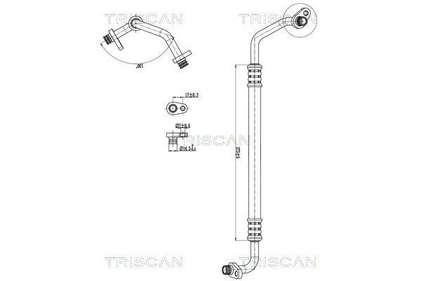 Klima Hortumu  PSA ORJINAL 647736
