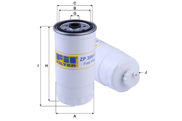 Yakıt Filtresi  BMW 3 Serisi Sedan/Coupe (E30)(1982->)  FIL FILTRE ZP 3041 CF