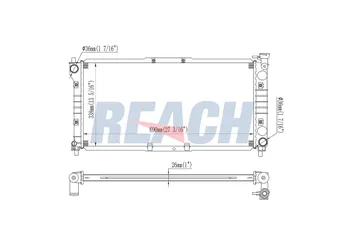 Su Radyatörü  RADISEN RR 62392  FS1915200 FS1915200X FS1915200B FPA115200 FS1915200D FS19-15-200D FS1915200E FS19-15-200E FS1915200F FS19-15-200F FS3715200 FS3715200A FSJ315200A FSJ3-15-200A