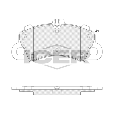 Fren Disk Balata Ön Porsche Macan (Typ 95BA)(11.2013->)  AYD 60965A