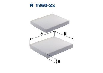 Polen Filtresi  FILTRON K 1260-2X  64116809933 64 11 6 809 933 64116991537 64 11 6 991 537 64119163328 64 11 9 163 328 64119272641 64 11 9 272 641 64119272642 64 11 9 272 642
