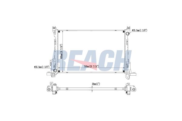 Su Radyatörü  Dacia Sandero (06.2008->)  RENAULT ORJINAL 214106419R