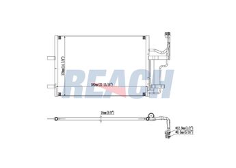 Klima Radyatörü  VALEO 814265  BPYK6148Z BP4K61480B BP4K61480A BP4K61480C BP4K61480D BPYK6148ZA BP4K-61-480 C BP4K-61-480 D BPYK61480ZA BPYK-61-480 ZA BPYK-61-48Z BPYK-61-48ZA