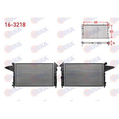 Su Radyatörü  VEKA 16-3218