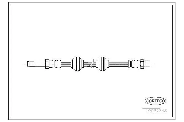 Fren Hortumu Ön Sağ veya Sol SVAC 50-0162