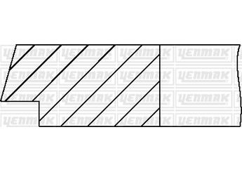 Segman (88.25MM)  YENMAK 91-09116-025  