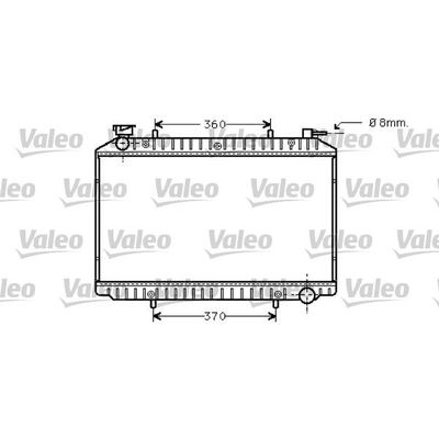 Su Radyatörü  Nissan Vanette Cargo (HC23)(05.1995->)  VALEO 734446