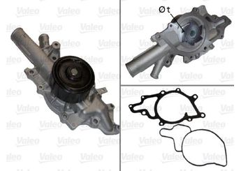 Devirdaim Su Pompası  VALEO 506676  A6112001201 6112000201 6112000211 6112001201 A6112000201 A6112000211