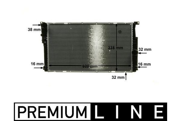 Su Radyatörü  BMW 4 Serisi Coupe (F32)(2013->)  MAHLE CR 1909 000P