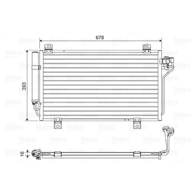 Klima Radyatörü  VALEO 814195