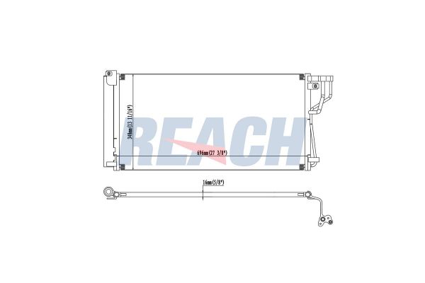 Klima Radyatörü  Kia Magentis (MG)(2006->)  BOSCH 1 986 AD2 243