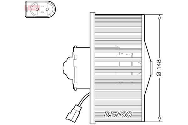 Kalorifer Motoru  DENSO DEA10054