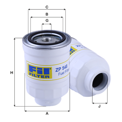 Yakıt Filtresi  Toyota Starlet (P7)(1984->)  FIL FILTRE ZP 548 F