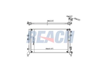 Su Radyatörü  VALEO 735179  8846060440 1K0121251BN