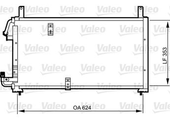 Klima Radyatörü  VALEO 814277  96164823 96265216