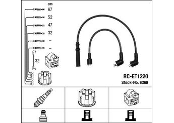 Buji Kablosu  NGK 6369  9091921301 90919-21301