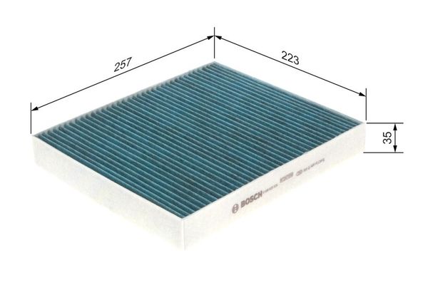 Polen Filtresi  Audi A1 (8X1)(08.2010->)  BOSCH 0 986 628 539