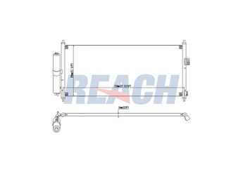 Klima Radyatörü  VEKA 43-3108  92100BM405 92100-BM405 92100BM407 92100-BM407 92100BN307 92100-BN307 92100BN305 92110BM405