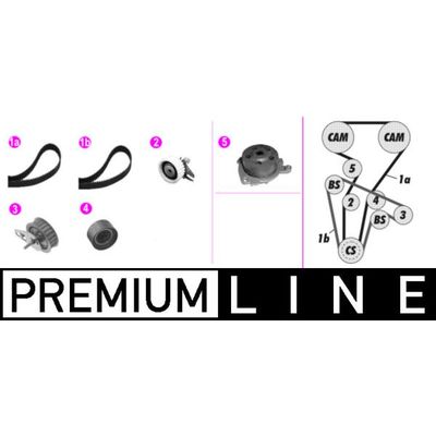Devirdaim Su Pompası  Lancia Dedra S.Wagon (1994->)  MAHLE CPK 139 000P