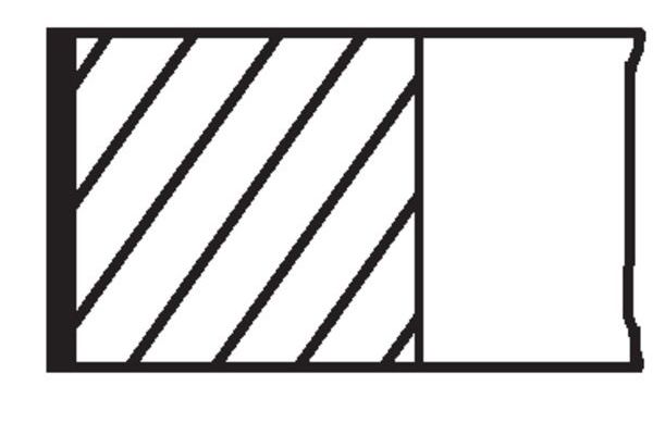 Segman (84.00MM-STD)  MAHLE 081 RS 00110 0N0