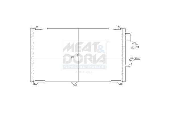 Klima Radyatörü  AXAM AX-04-10-05-0160