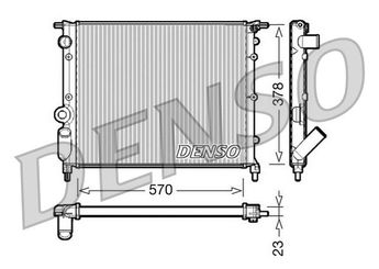 Su Radyatörü  DENSO DRM23013  DRM23013 7700816323