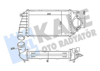 Turbo Radyatörü  KALE 344760  6E0145805B 6E0.145.805 B