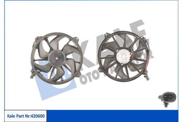 Radyatör Fan ve Motoru  Lancia Phedra (180)(2002->)  KALE 420600
