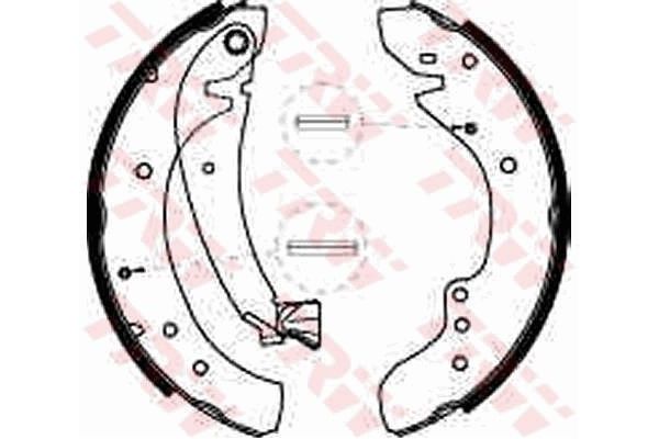 Fren Pabuçlu Balata Arka Peugeot Boxer (230) Kamyonet Aks:2850mm (->2002)  PSA ORJINAL 4241.H4