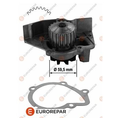 Devirdaim Su Pompası  Peugeot Partner (S1)(07.1996->12.2003)  EUROREPAR 1637173180