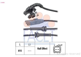 Abs Sensörü Arka Sağ veya Sol BITAPART BPE379102  4545L0 454508 4545 08 4545 L0 9665386880 96 653 868 80