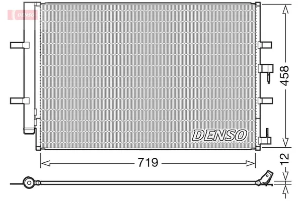 Klima Radyatörü  Ford Transit (TTS) Minibüs (2019->)  DENSO DCN10036