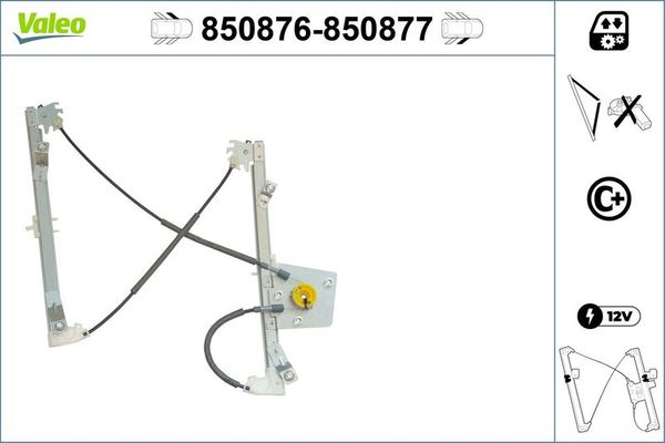 Cam Krikosu Ön Sol BMW 1 Serisi Sedan 3/5 Kapı (E81/E87)(2004->)  VALEO 850876